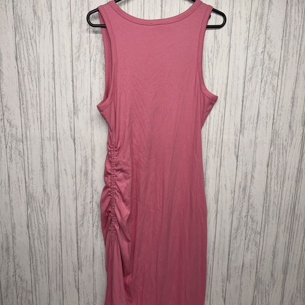 Womens Size L J Crew Ribbed Midi Dress Pink NWOT - Picture 6 of 8